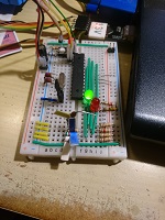 Image: Breadboard-Version vom Kabel-Modul